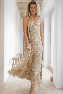 Robe Madia Baroque Khaki