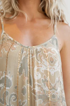 Robe Madia Baroque Khaki