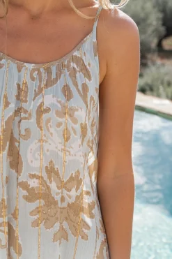 Robe Madia Baroque Menthe