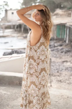Robe Madia Baroque Taupe