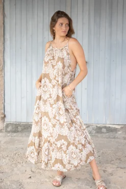 Robe Madia Baroque Taupe