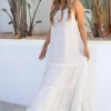 Robe Madia Boho Ecru