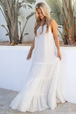 Robe Madia Boho Ecru