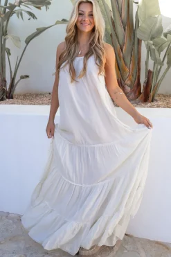 Robe Madia Boho Ecru
