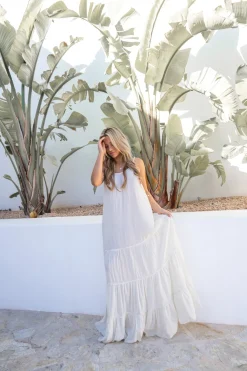 Robe Madia Boho Ecru