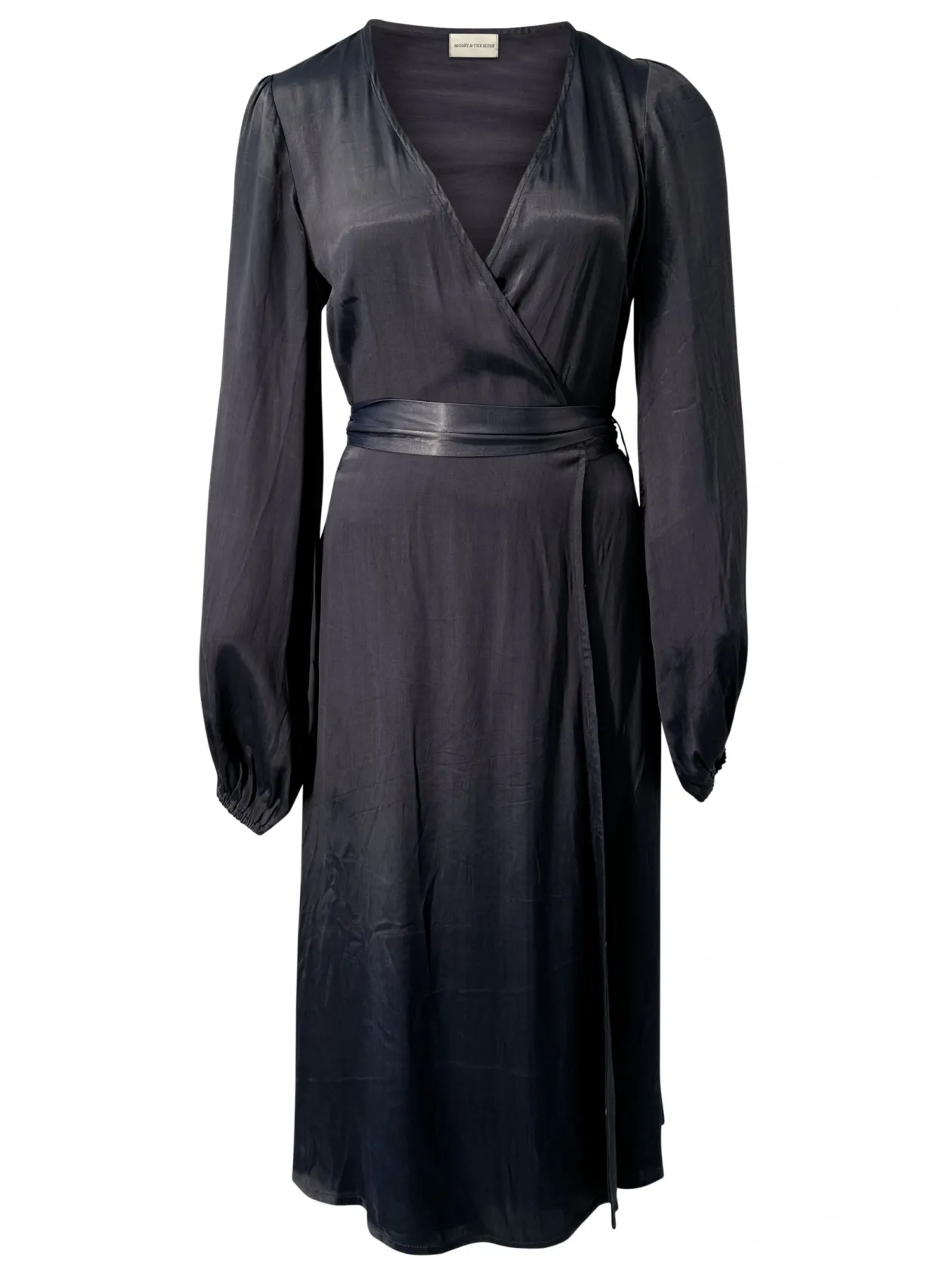 Robe midi en satin Noor