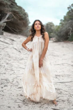 Robe Mina Tie Dye Taupe