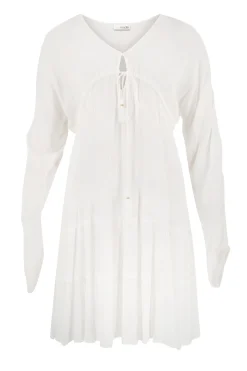 Robe Mio Paisley Blanc