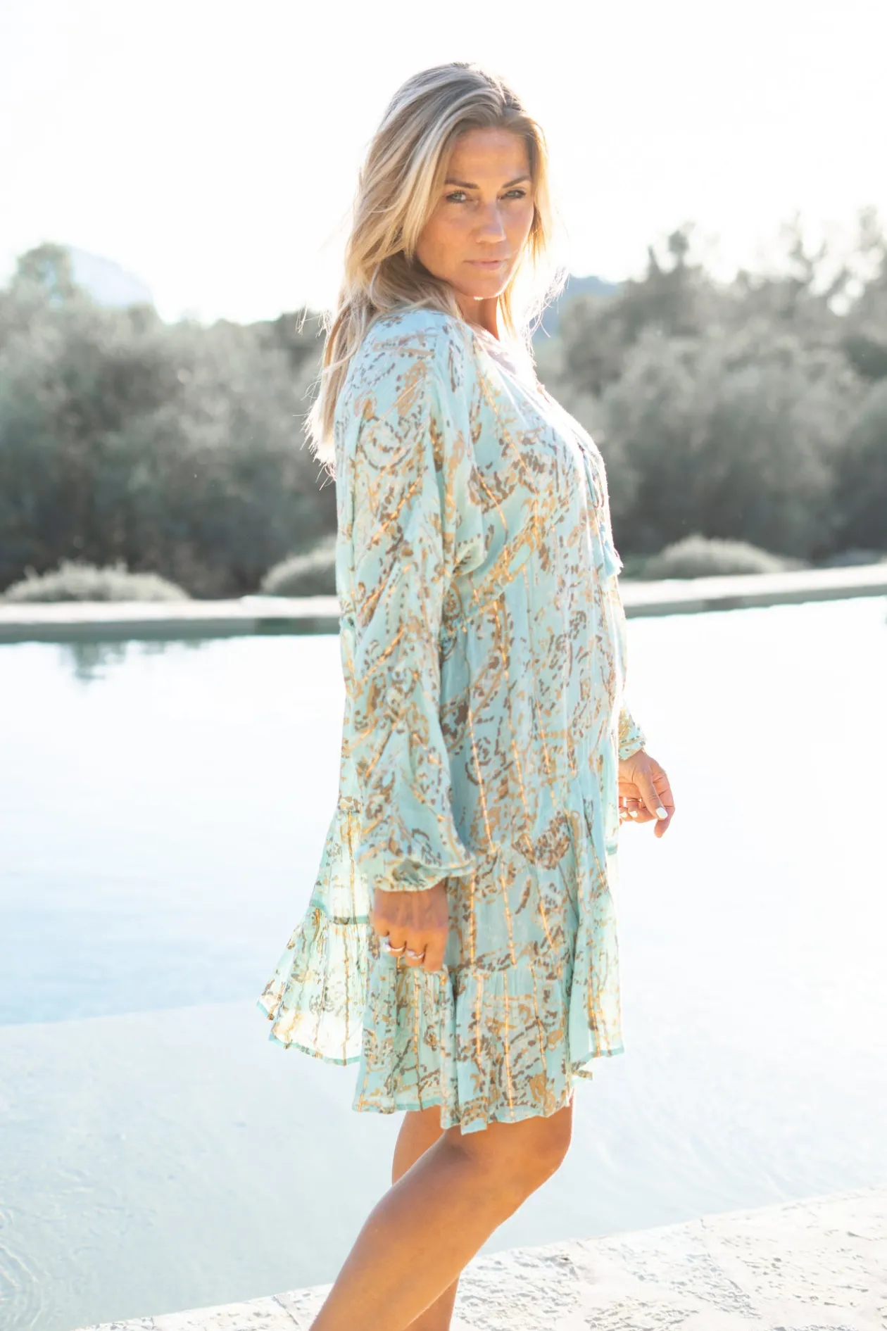 Robe Mio Paisley Mint