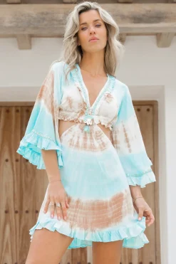 Robe Papillon Aqua