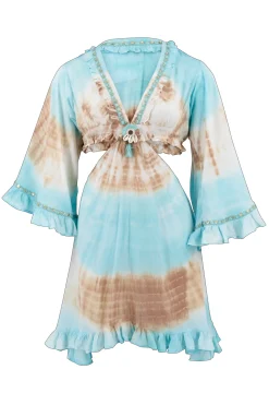 Robe Papillon Aqua