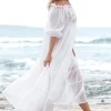 Robe Peralta Bordado Blanc