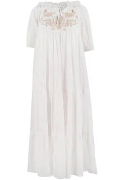 Robe Peralta Bordado Blanc