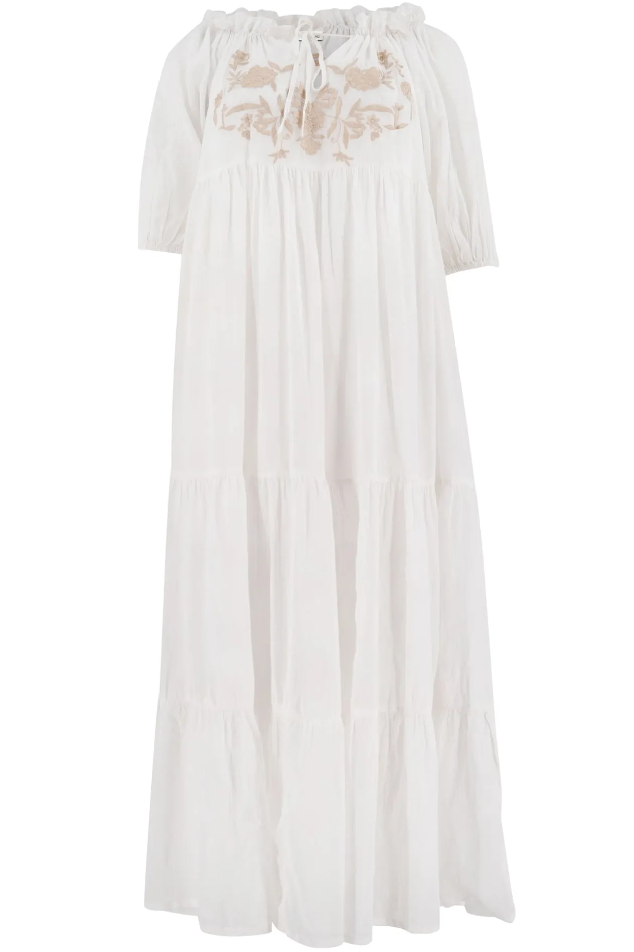 Robe Peralta Bordado Blanc