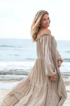 Robe Peralta Cuenca Taupe clair