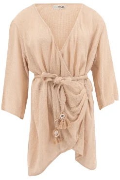 Robe portefeuille Deya Scorva Sand