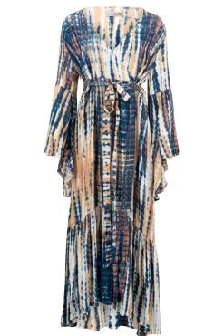 Robe portefeuille Romina Beige