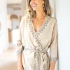 Robe portefeuille Soof Scorva Sand