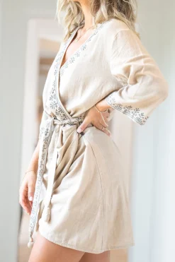 Robe portefeuille Soof Scorva Sand