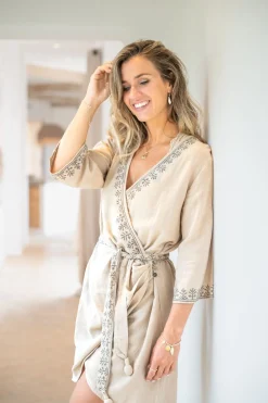 Robe portefeuille Soof Scorva Sand