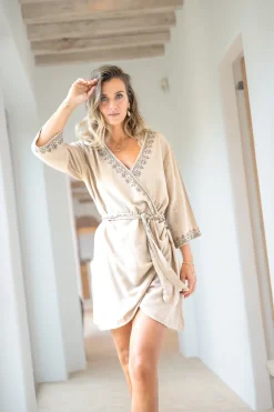 Robe portefeuille Soof Scorva Sand