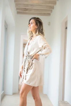 Robe portefeuille Soof Scorva Sand