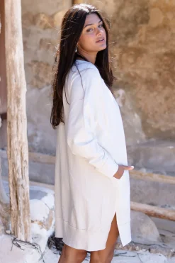 Robe pull Chavela Ecru