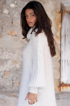 Robe pull longue Bodine Beige
