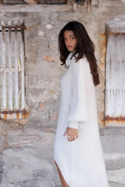 Robe pull longue Bodine Beige