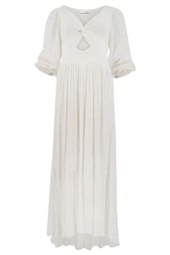 Robe Santi Paisley Blanc