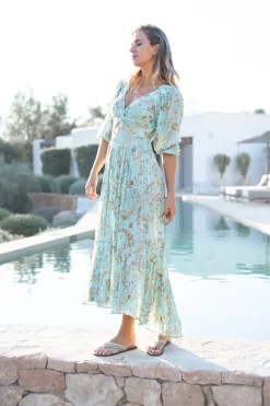 Robe Santi Paisley Mint