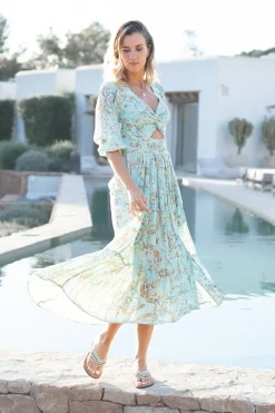 Robe Santi Paisley Mint