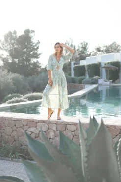 Robe Santi Paisley Mint