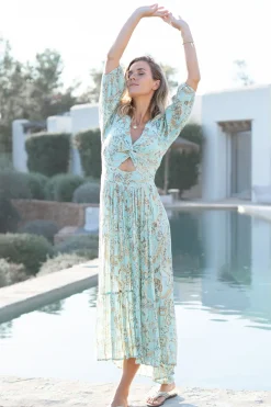 Robe Santi Paisley Mint
