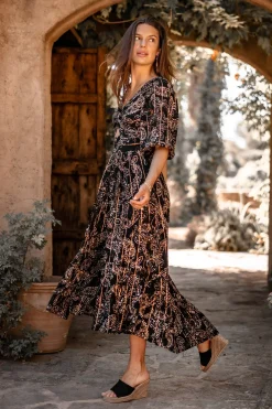 Robe Santi Paisley Noir