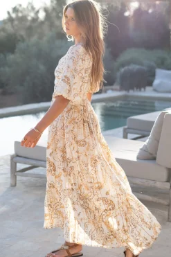 Robe Santi Paisley Sand
