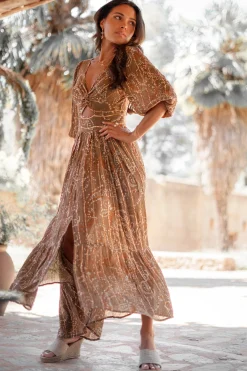 Robe Santi Paisley Taupe