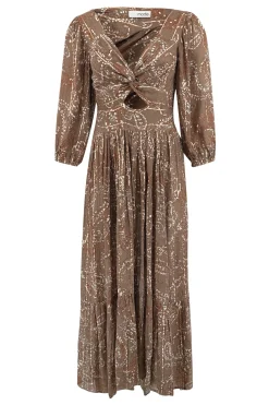 Robe Santi Paisley Taupe