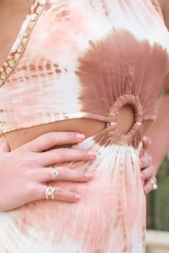 Robe Saran Peach