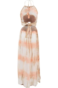 Robe Saran Peach