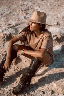 Robe T-shirt Nova Marron