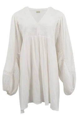 Robe tunique Isabel Blanc cassé
