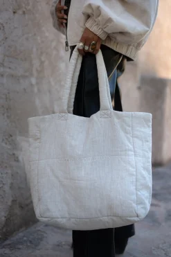 Sac de maman en lin Gwen Naturel