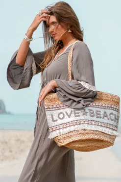Sac de plage Love & Beach Silver