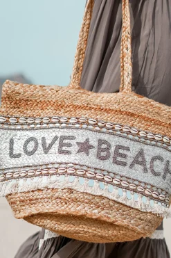 Sac de plage Love & Beach Silver