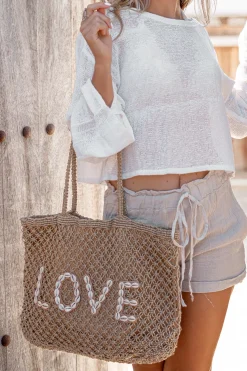 Sac de plage Seashell Off White Love