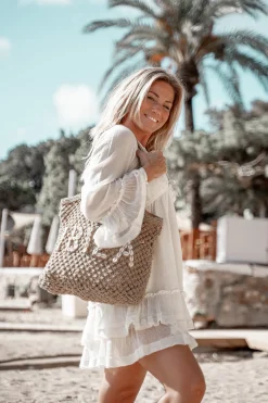 Sac de plage Seashell Off White Ibiza