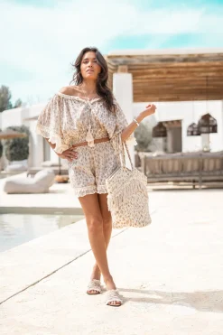 Sac Elvio Leopard Naturel