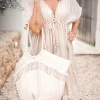 Sac Elvio Stripe Sand