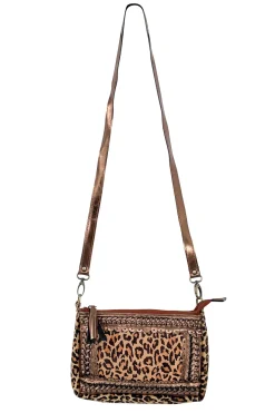 Sacoche en cuir Leo Beige